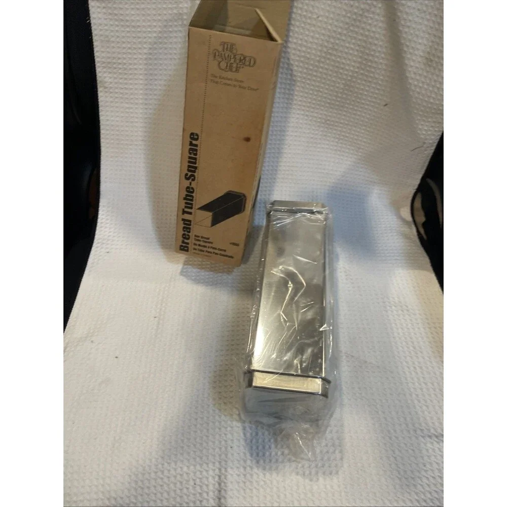 Pampered Chef Bread Tube Square #1555 New In Box Baking Pan Mold USA